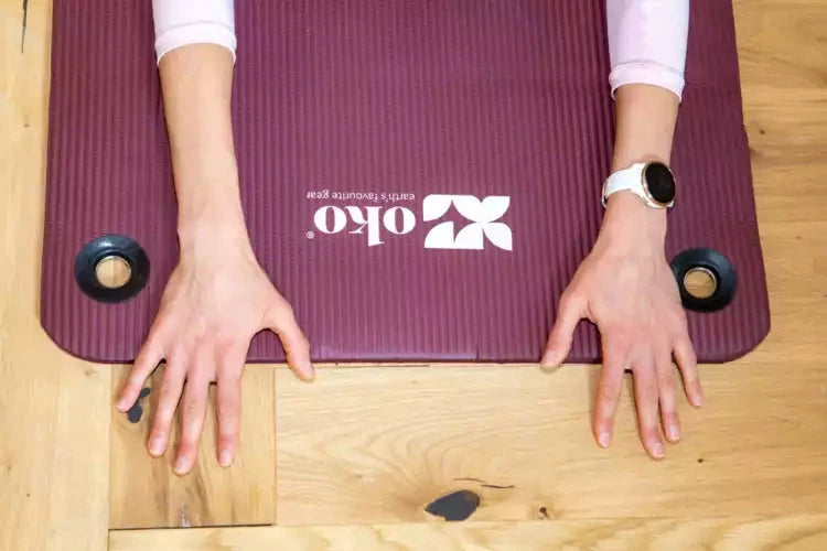 Tapis de yoga éco-responsable (avec œillets) - 1.5cm d'épaisseur