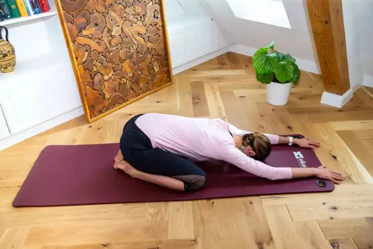 Tapis de yoga éco-responsable (avec œillets) - 1.5cm d'épaisseur