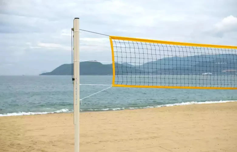 Poteaux de beach volley PRO - acier galvanisé 90mm