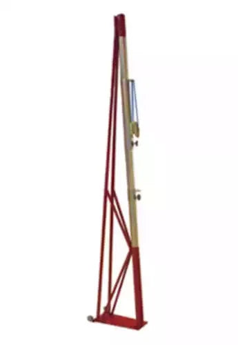 Poteaux de volleyball transportable en acier pour écoles