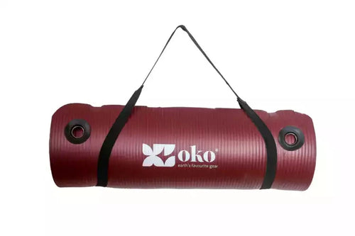 Tapis de yoga éco-responsable (avec œillets) - 1.5cm d'épaisseur