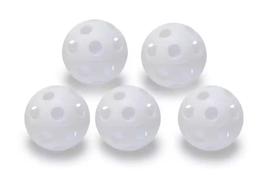 Balles de Hockey/Floorball avec trous lot de 5 unités