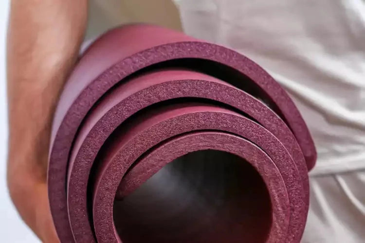 Tapis de yoga éco-responsable (avec œillets) - 1.5cm d'épaisseur