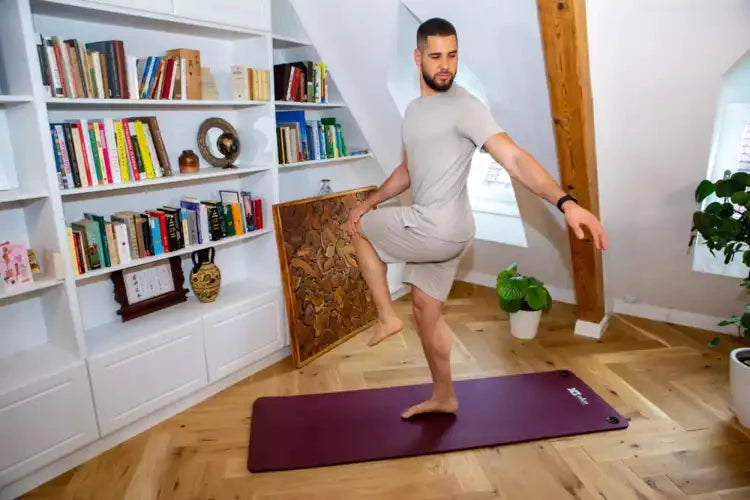Tapis de yoga éco-responsable (avec œillets) - 1.5cm d'épaisseur