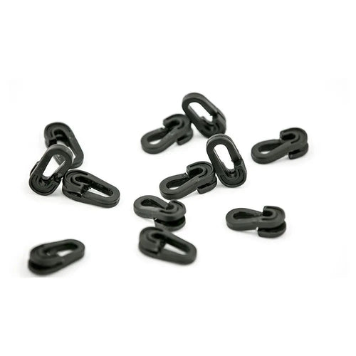 Lot de 40 clips de filet noirs