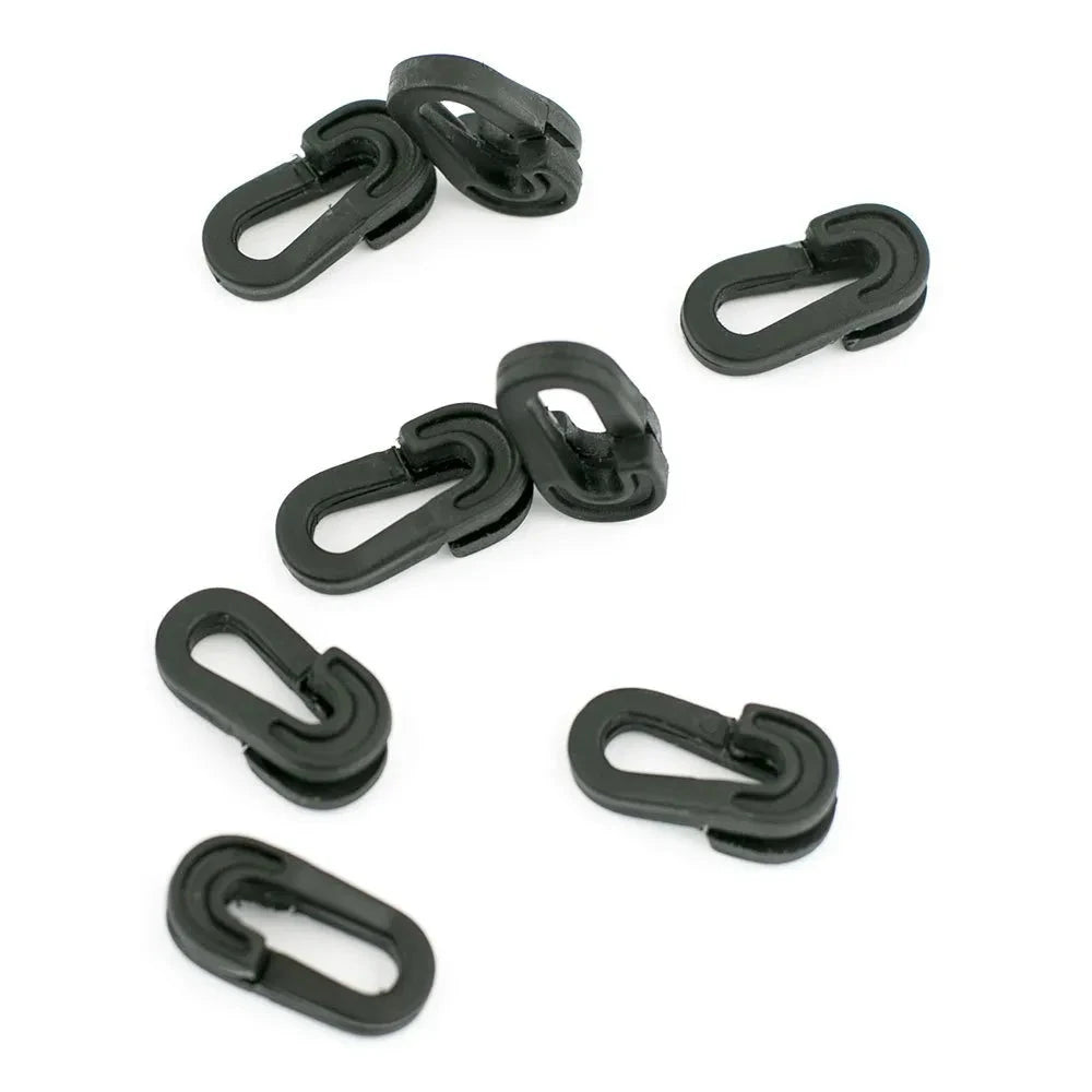 Lot de 40 clips de filet noirs
