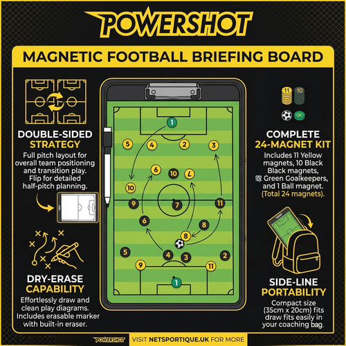 Panneau magnétique tactique de football 35x20 cm