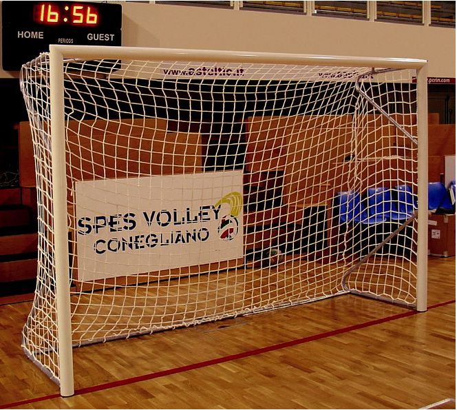But de football/futsal à sceller 3 x 2m - Acier