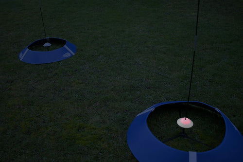 Kit de 3 cibles de FOOT GOLF avec cibles lumineuses