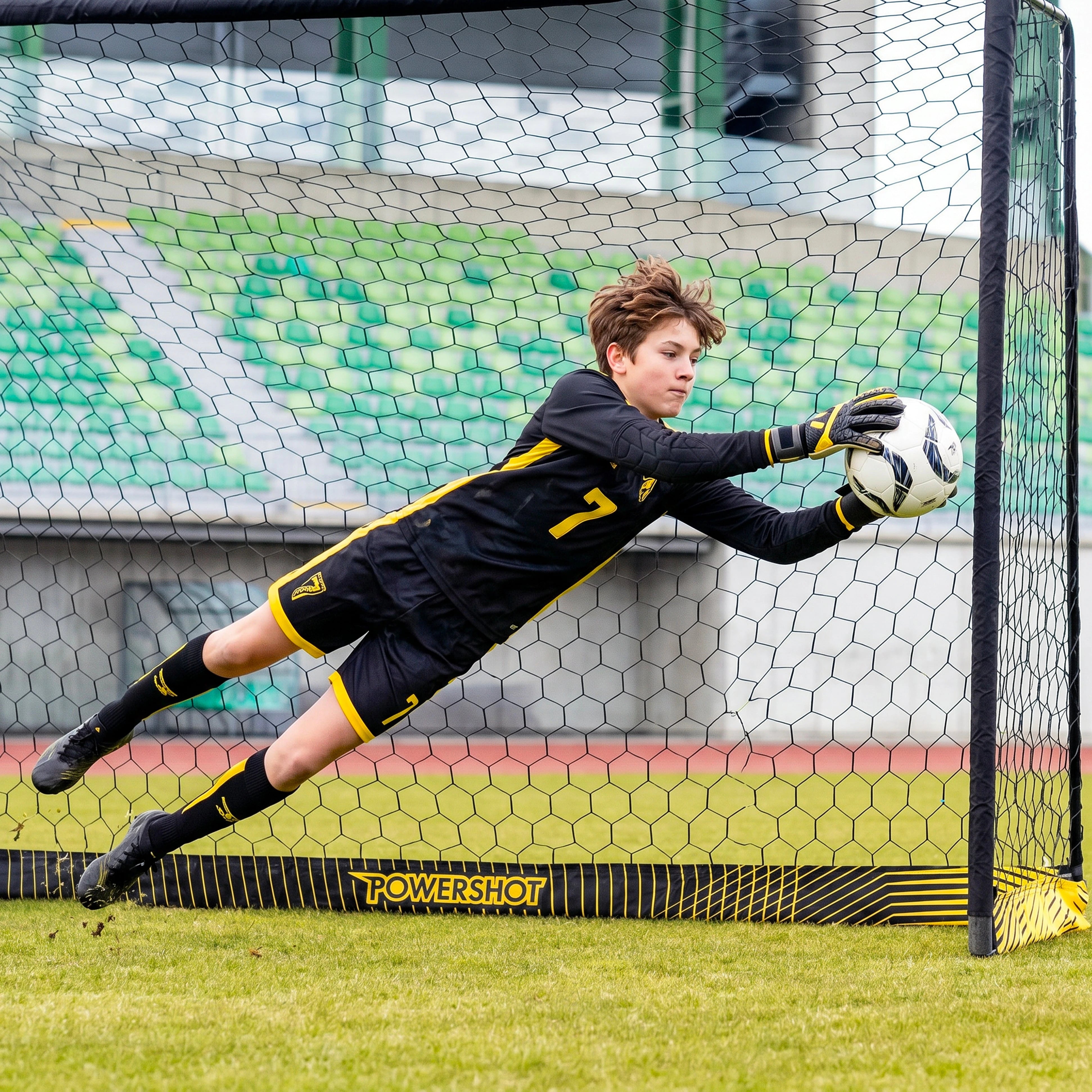But de foot - Acier - 3 x 2 m