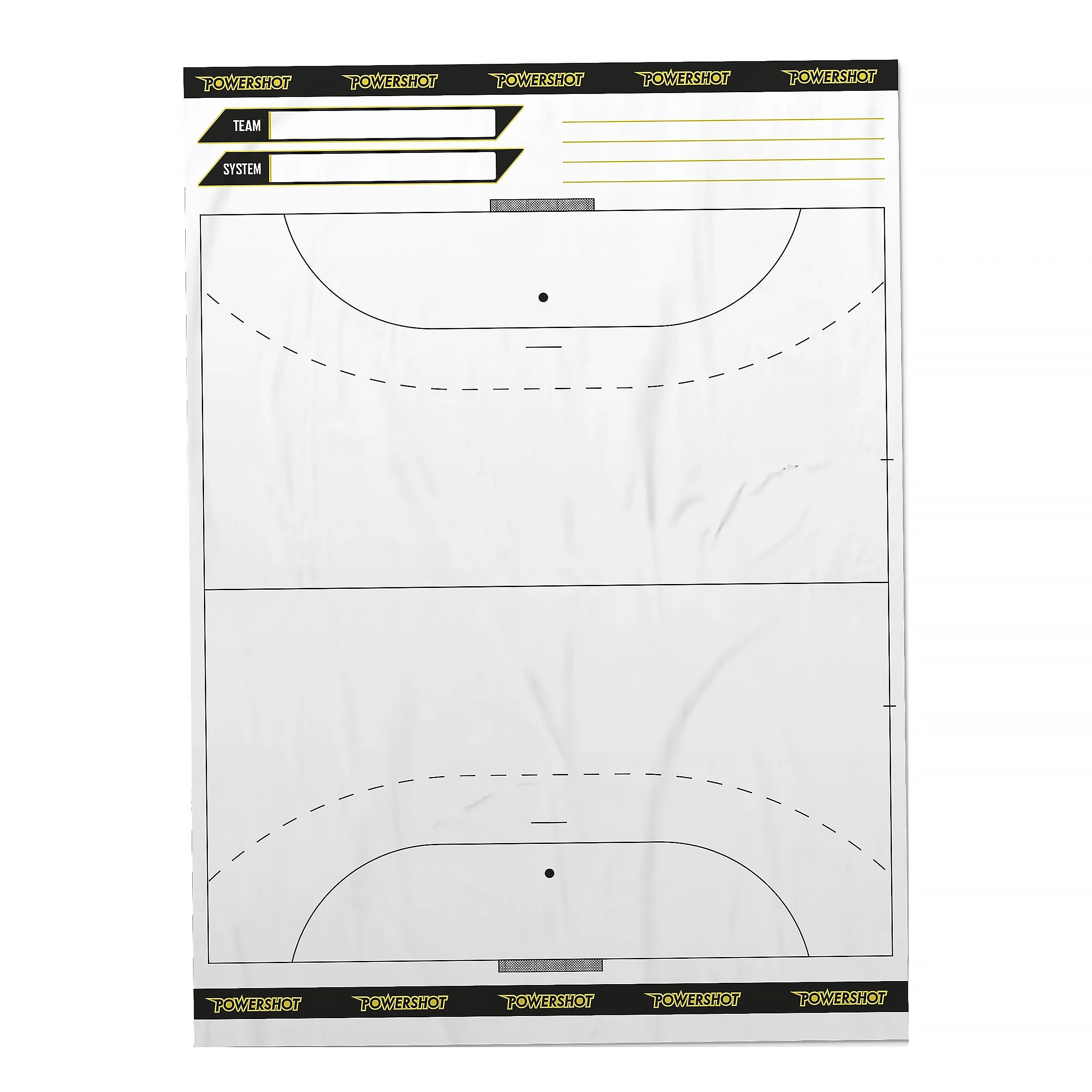 Rouleau de feuilles tactiques pour handball - Terrain entier