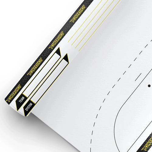 Rouleau de feuilles tactiques pour handball - Terrain entier