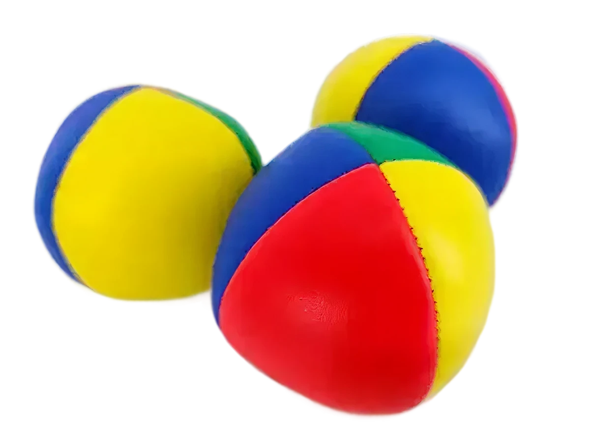 Balles de jonglage 77mm - lot de 3