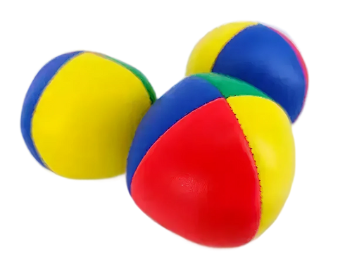 Balles de jonglage 77mm - lot de 3