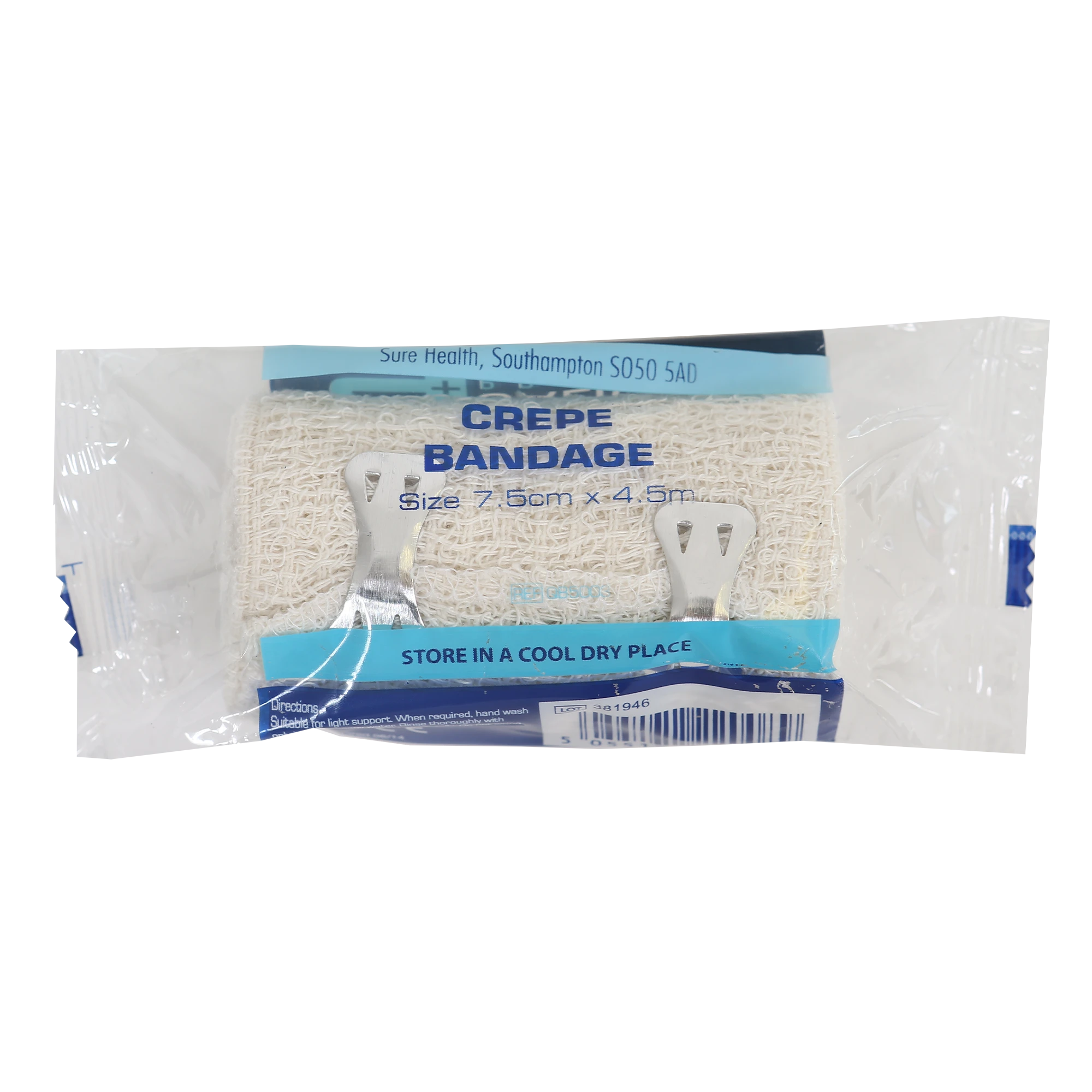 Bande de crêpe 7,5cm x 4,5m