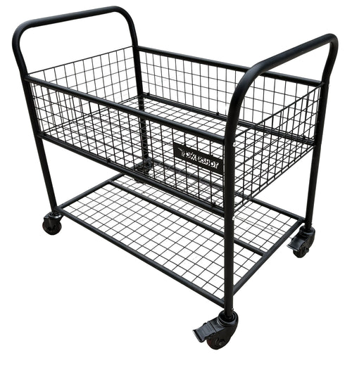Chariot de stockage avec roues et poignées