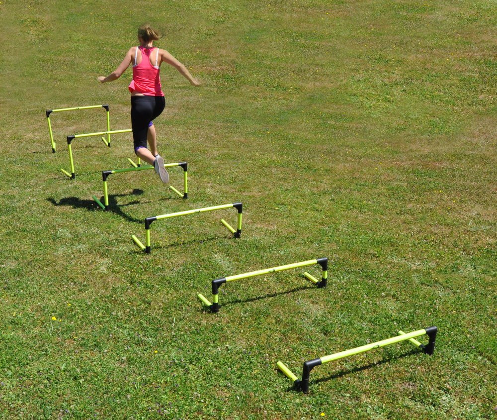 Haies d’agilité pliables - Lot de 6