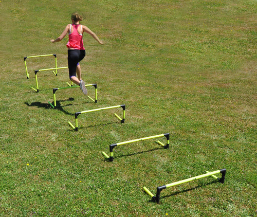 Haies d’agilité pliables - Lot de 6