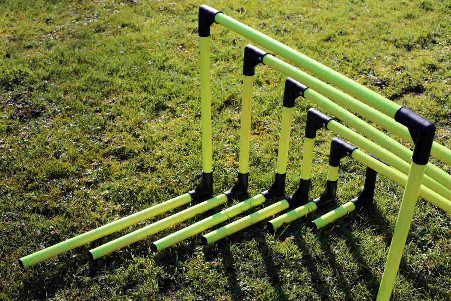 Haies d’agilité pliables - Lot de 6