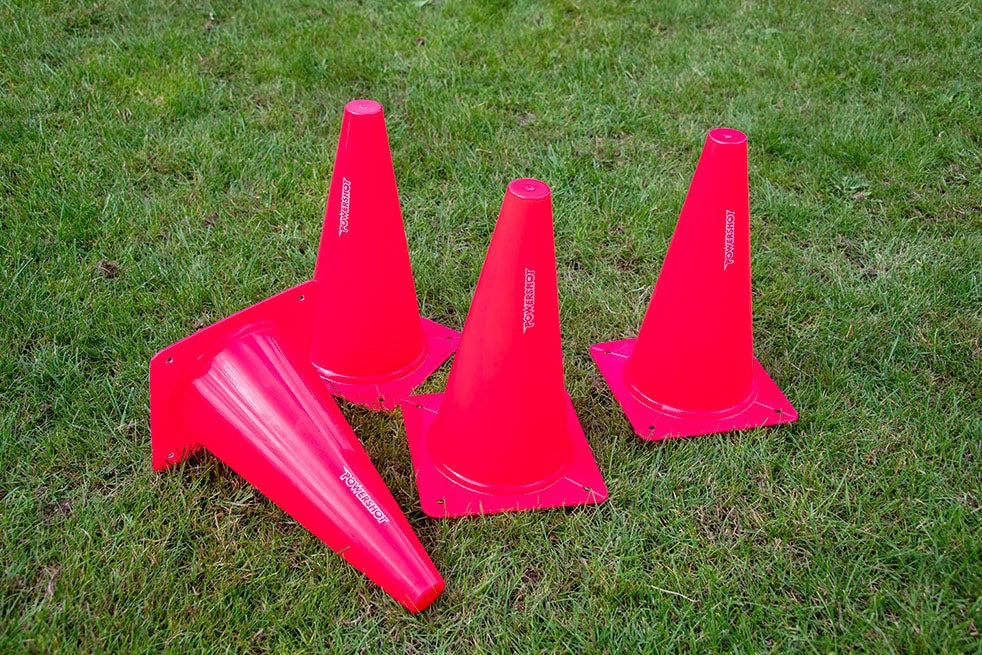 Lot de 4 cônes - 30 cm