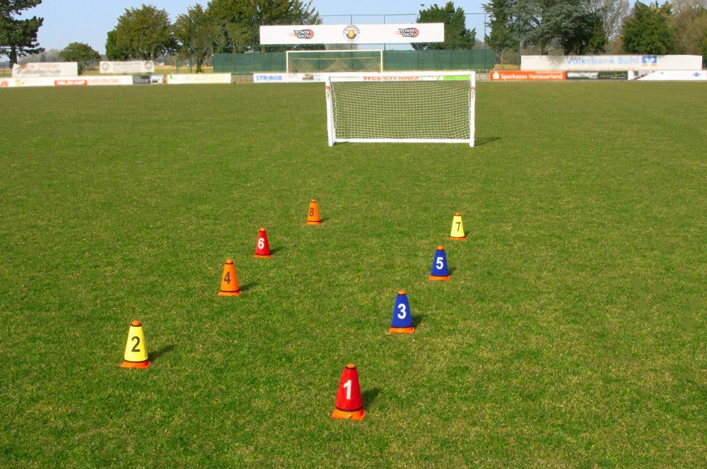 Cols de cônes numérotés