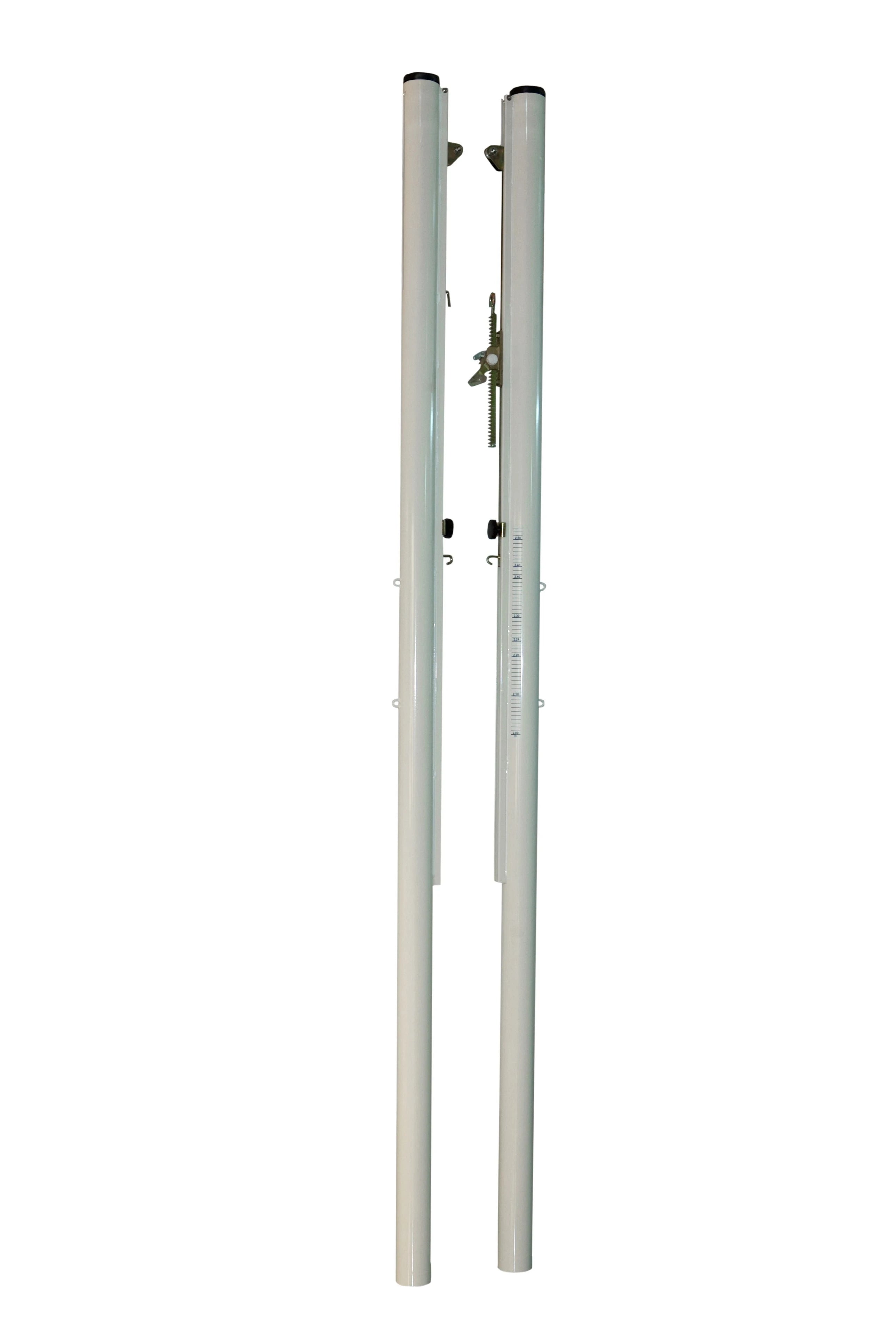 Poteaux multisports acier ø 90mm - Volleyball/Tennis/Badminton - Avec fourreaux