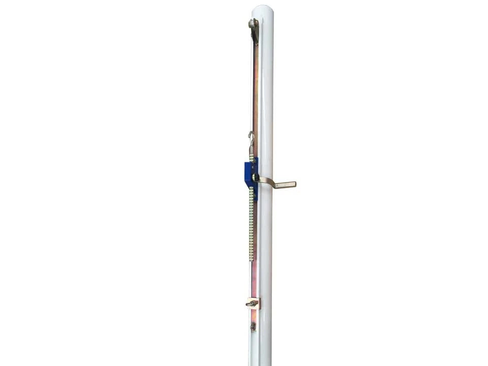 Poteaux multisports acier ø 90mm - Volleyball/Tennis/Badminton - Avec fourreaux