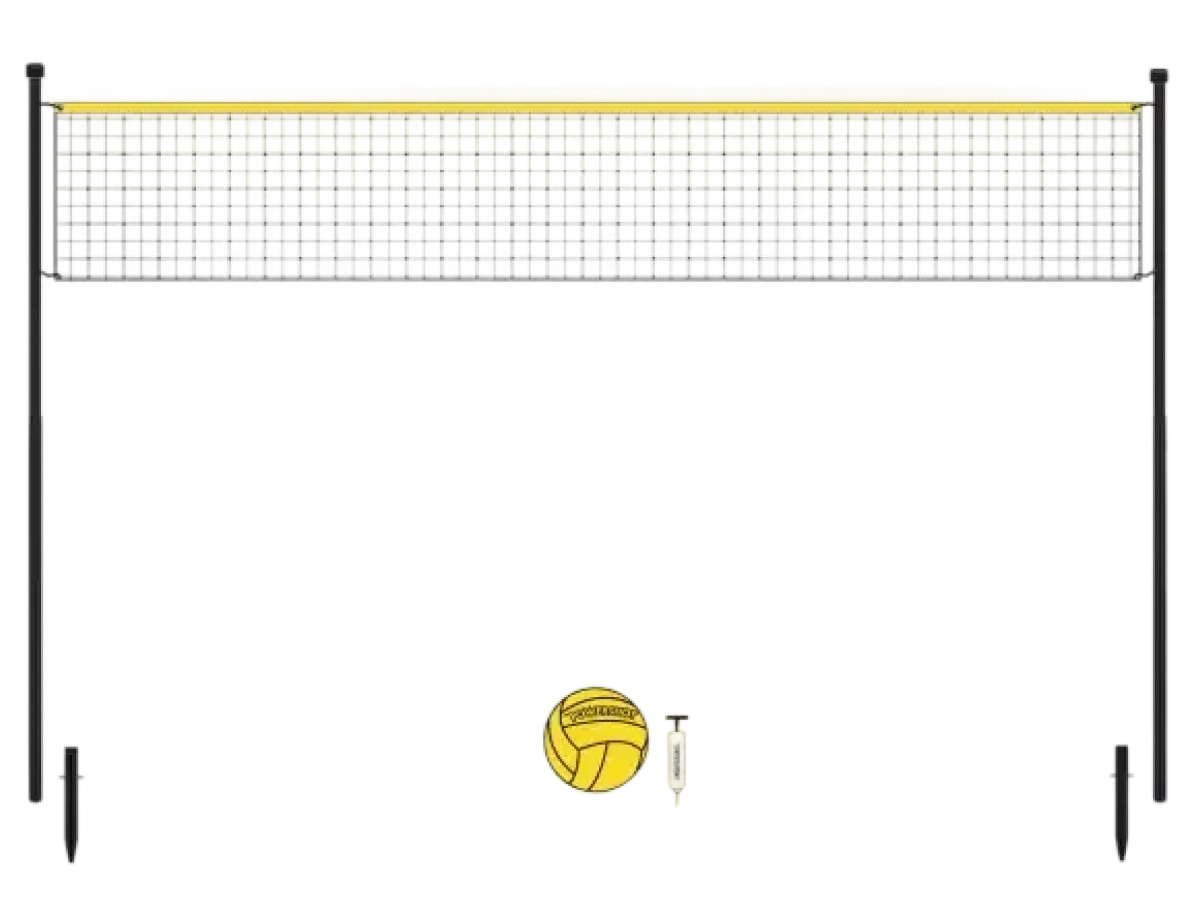Set Volleyball 6m - Avec poteaux, filet, balle et pompe