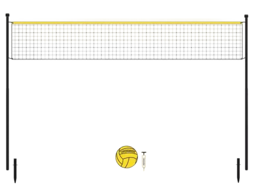 Set Volleyball 6m - Avec poteaux, filet, balle et pompe