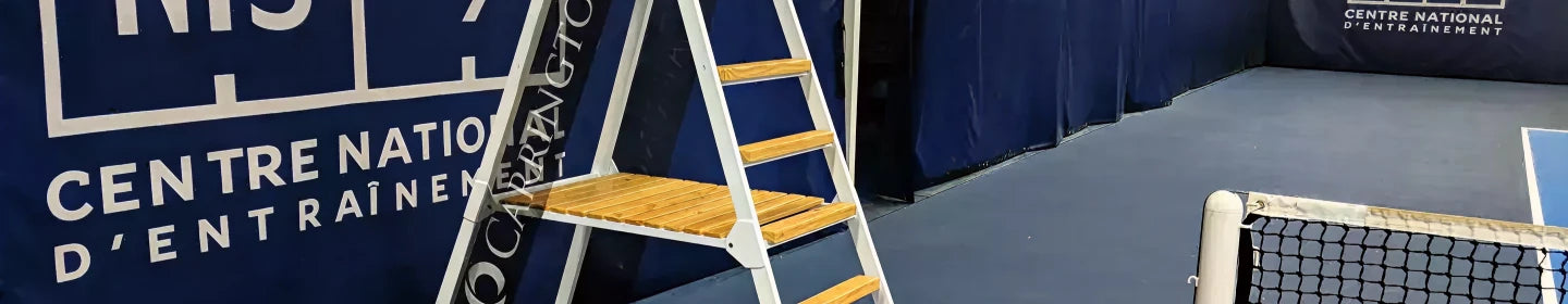 Chaises d'arbitre de tennis