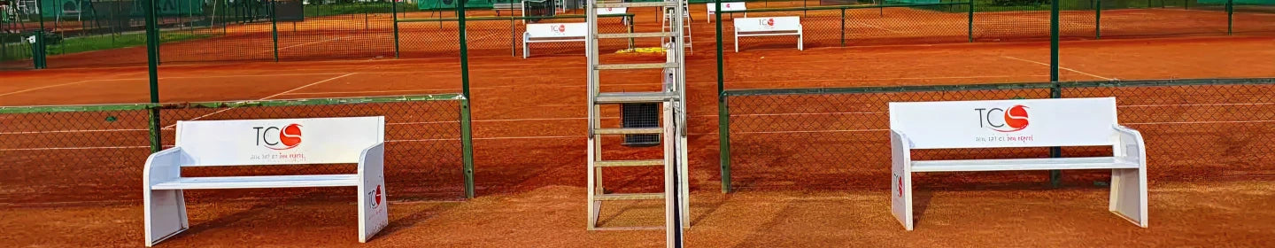 Bancs de tennis