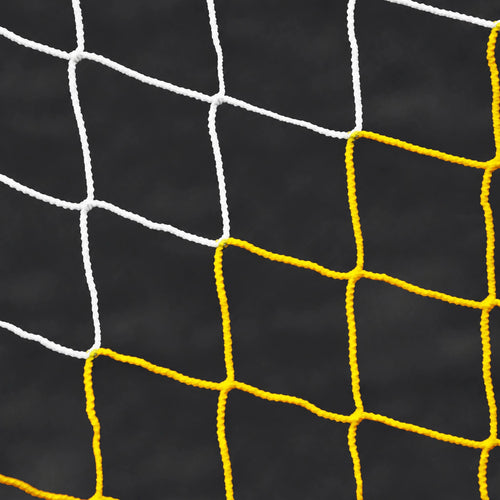 Filet de foot de 2 couleurs (7,32x2,44m) Blanc / Jaune