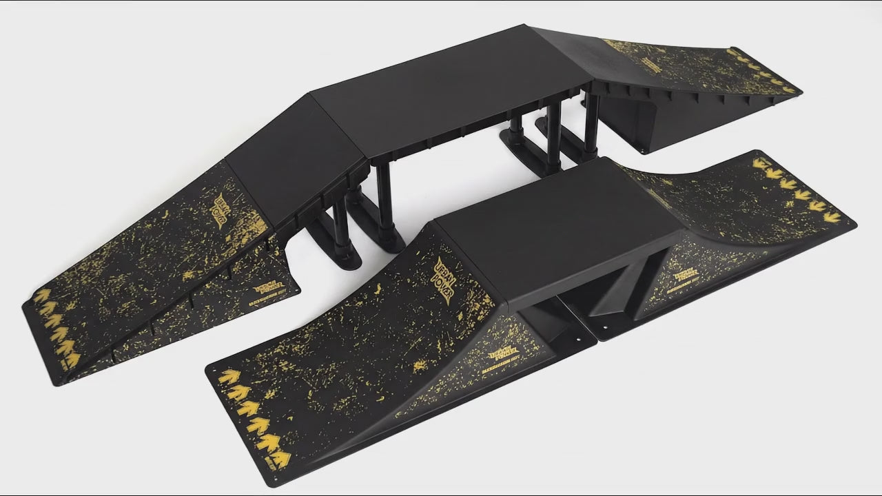 Set de mini rampes de skate modulables - 6 configurations