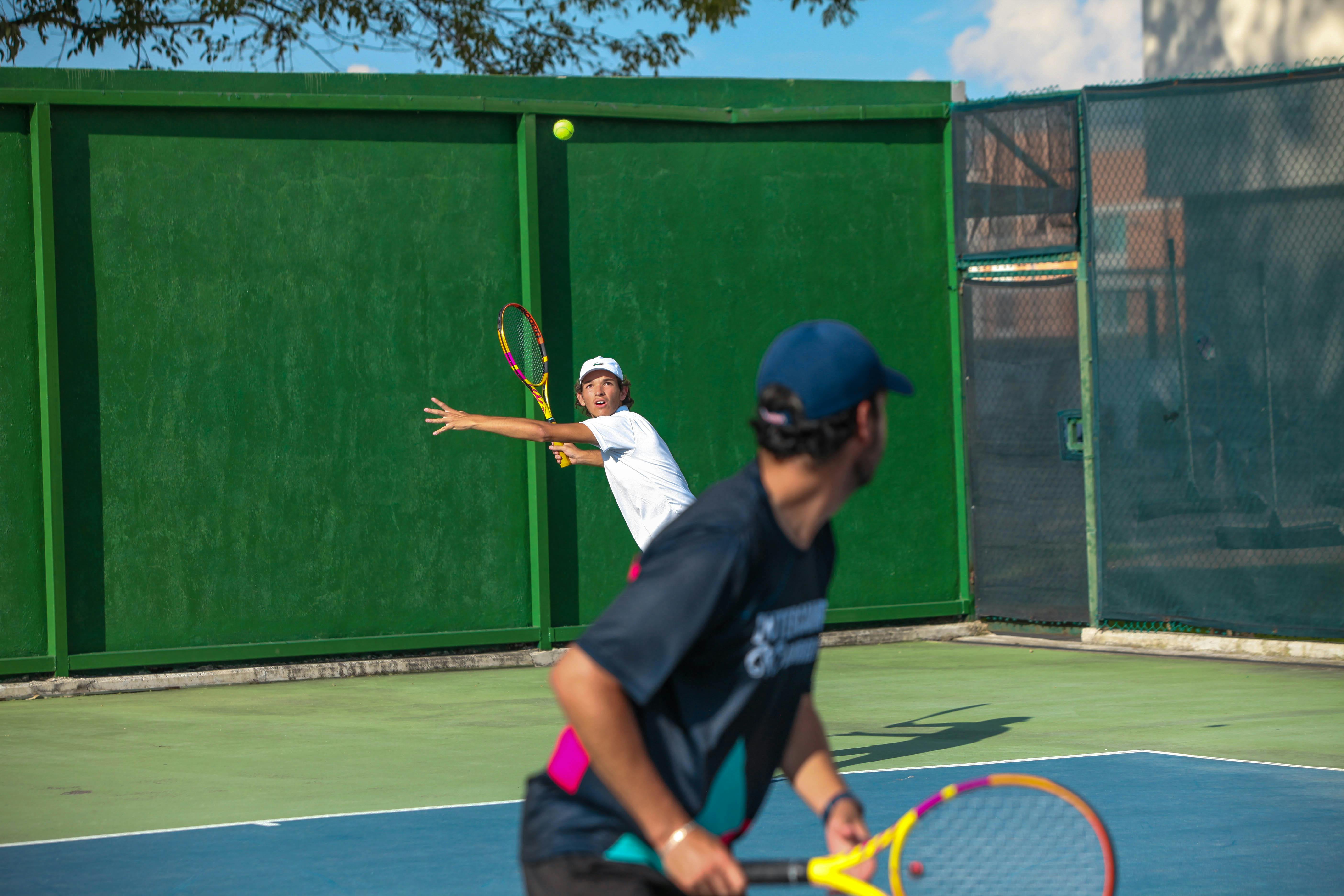 joueurs de tennis en double